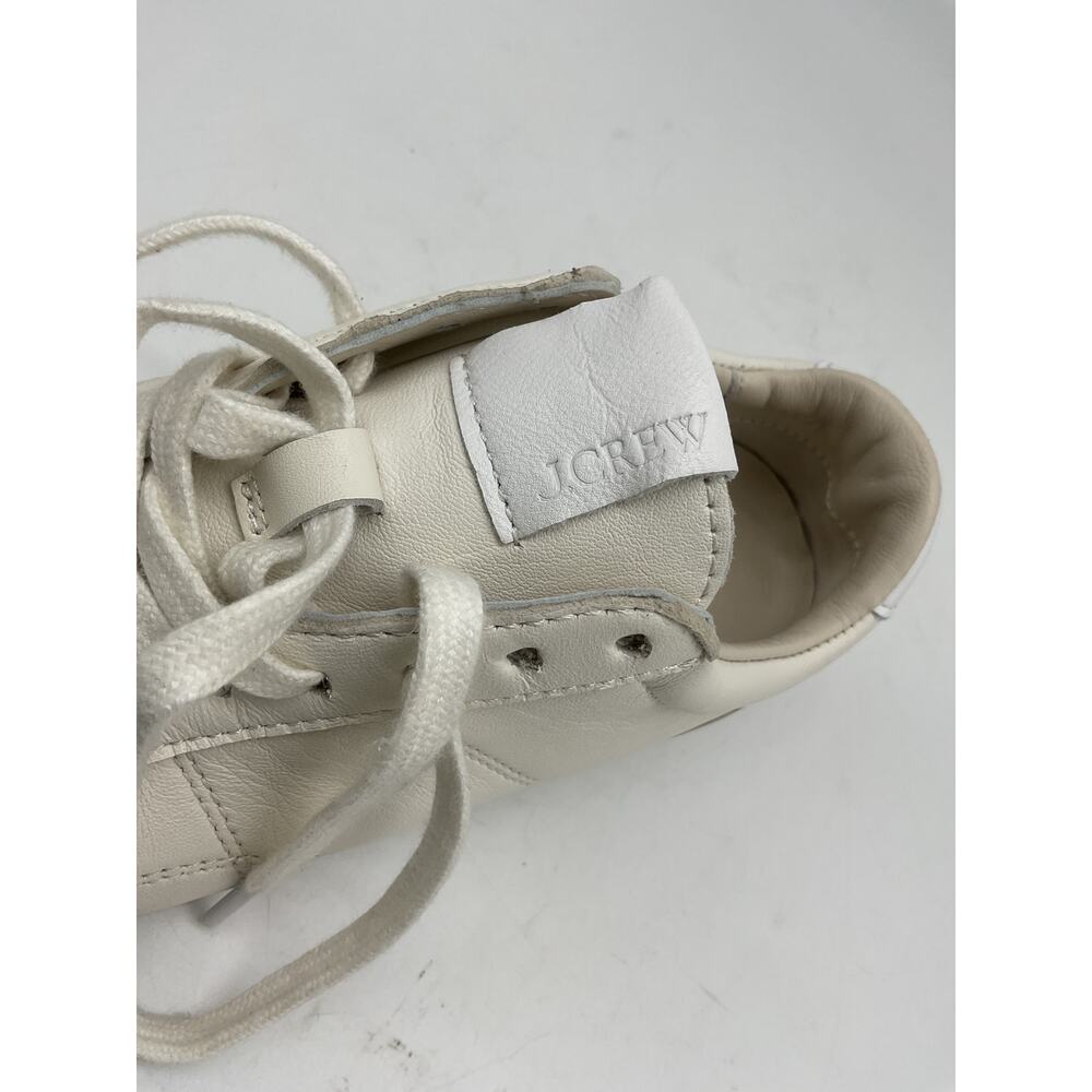 J.Crew Classic White Rec Sneakers Size 5 - Picture 4 of 9